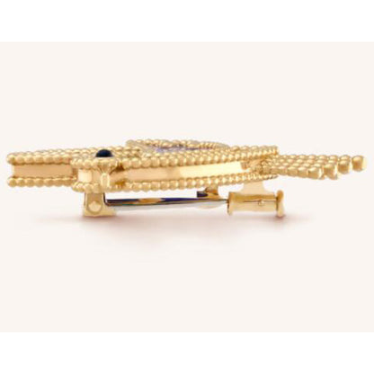 VCARP2B000 Pearl Hummingbird Brooch