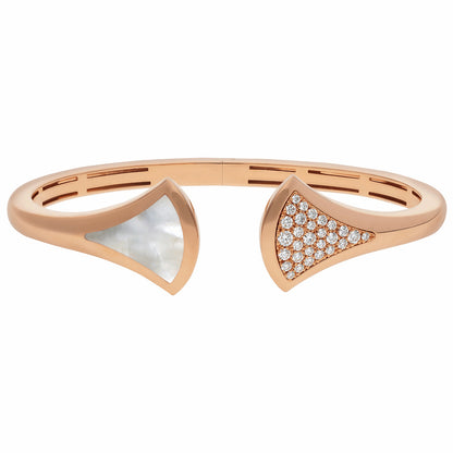 BGL-BR857959 guest version fan-shaped half-diamond agate skirt fan opening bracelet
