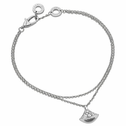 BGL-BR857363 guest version single fan skirt fan full diamond bracelet