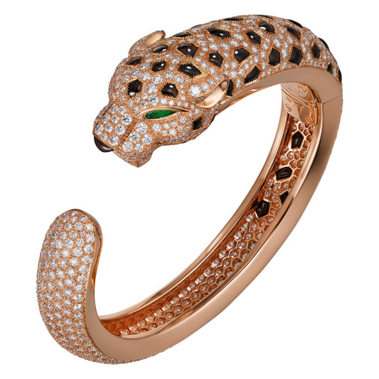 KDY-H6013017 straight leopard agate full diamond version