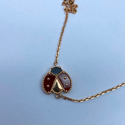 VCARP7R100 guest version beaded ladybug bracelet (15mm) chain length 170mm