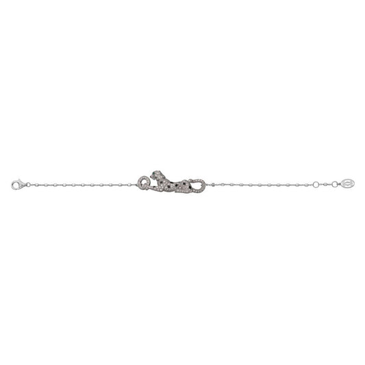 KDY-N6710514 diamond sideways leopard bracelet