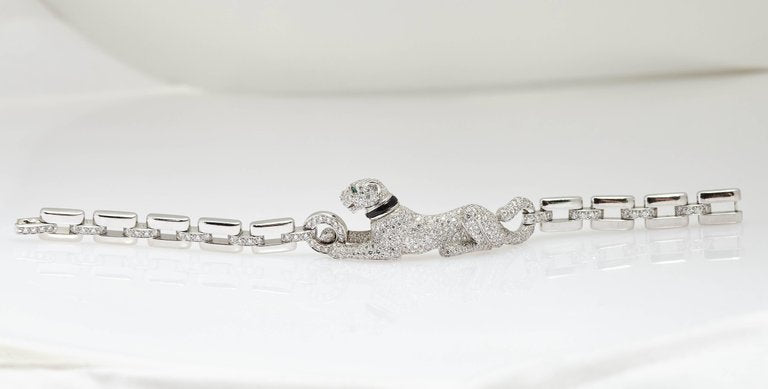 KDY-N6030200 sideways leopard Chinese character bracelet
