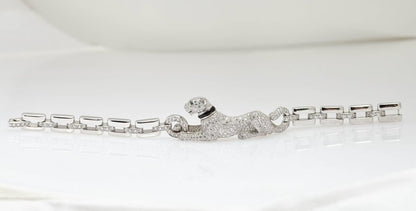 KDY-N6030200 sideways leopard Chinese character bracelet