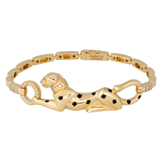 KDY-N6036700 sideways leopard bracelet (165mm)