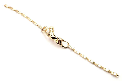 KDY-N6036700 sideways leopard bracelet (165mm)