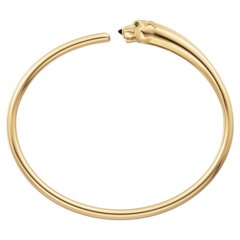 KDY-B6067217 straight leopard open bracelet