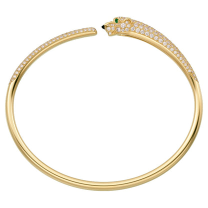 KDY-N6718117 straight leopard open bracelet
