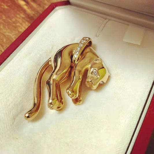 KDY-C6001914 four-legged leopard pendant