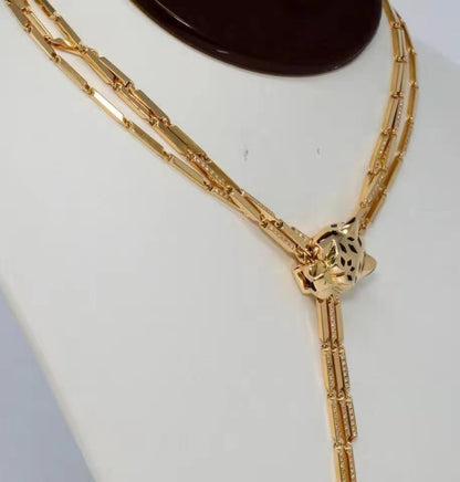 KDY-D2330355 mechanical leopard necklace