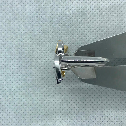 VCARO61900客版满钻双蝴蝶开口戒12#