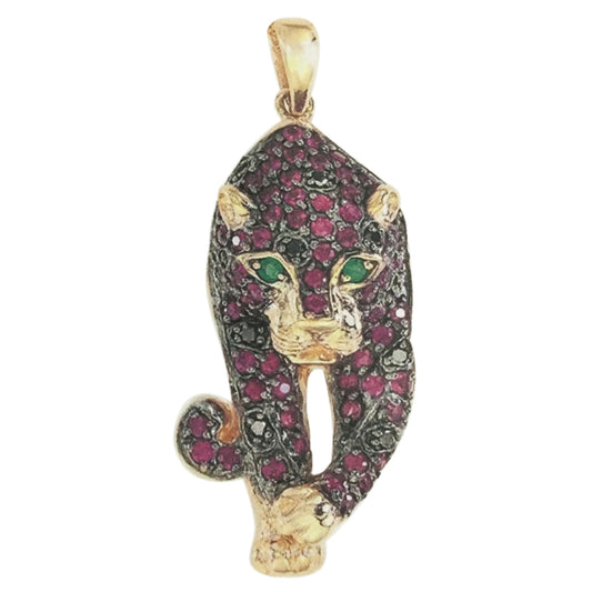 KDY-B7167345 two-legged leopard pendant