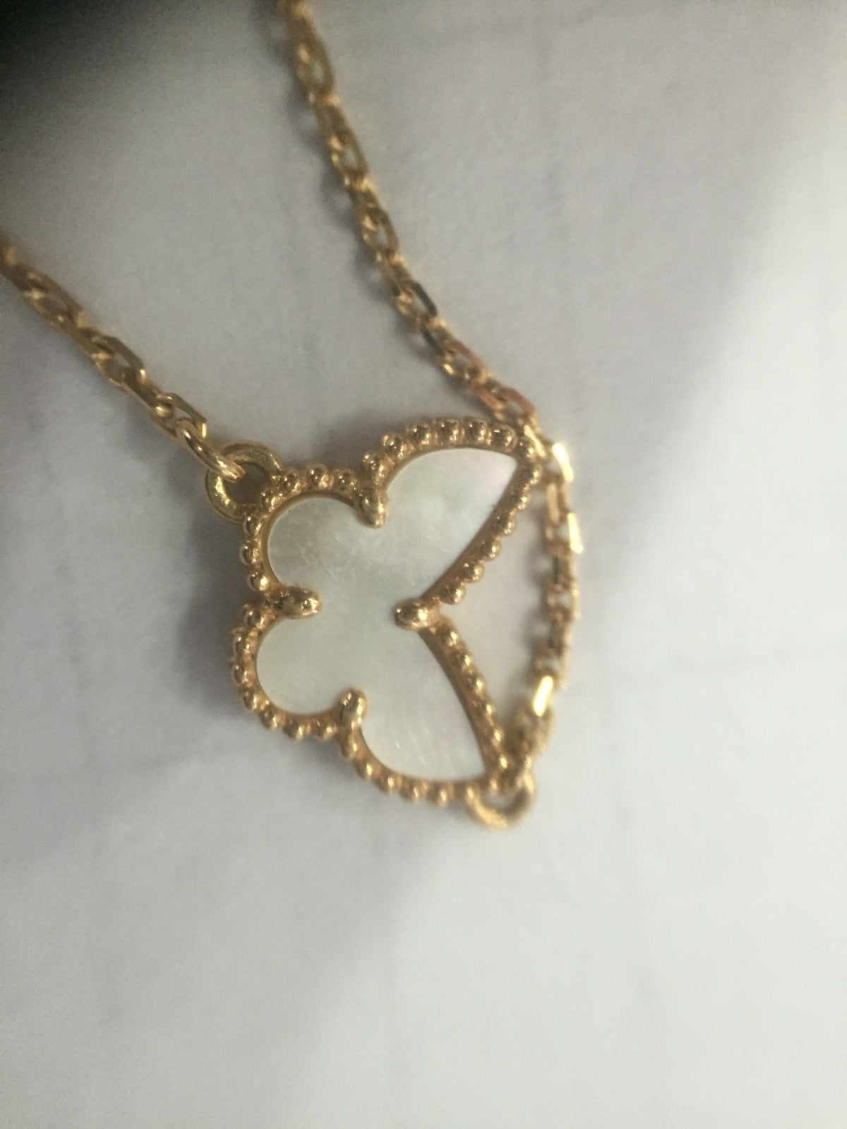 VCARF69000 10.8mm guest version bead edge butterfly bracelet