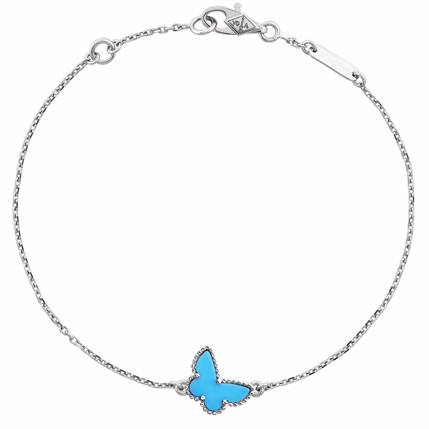 VCARF69000 10.8mm guest version bead edge butterfly bracelet