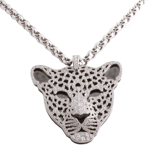 KDY-H2567099 large tag front leopard pendant