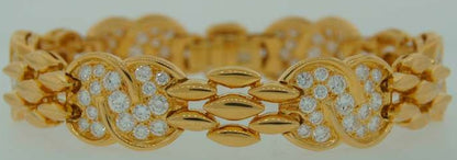 VCA769466758字形满钻活动手镯（链长170mm）