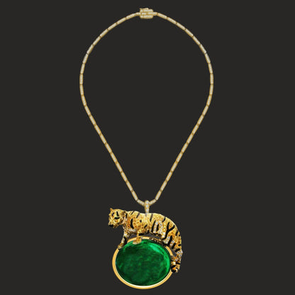 KDY-P2726861 tiger brooch pendant