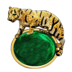 KDY-P2726861 tiger brooch pendant