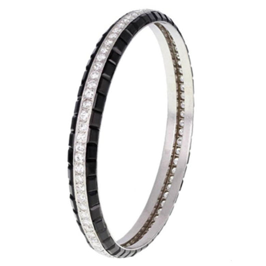VCA20905234 agate diamond trapezoid bracelet (58x66mm)