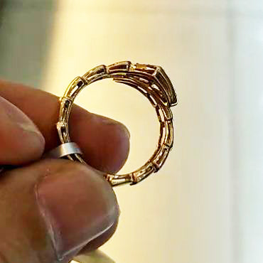 BGL-AN503184 little snake ring 19#