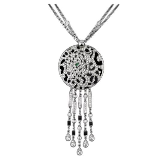 KDY-N7065300 round leopard brand pendant