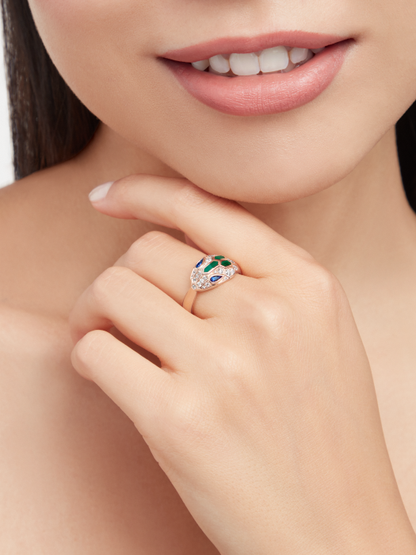 BGL-AN858587 flat-headed snake ring
