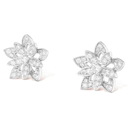 VCARP0ZV00 12mm five-leaf marquise earrings