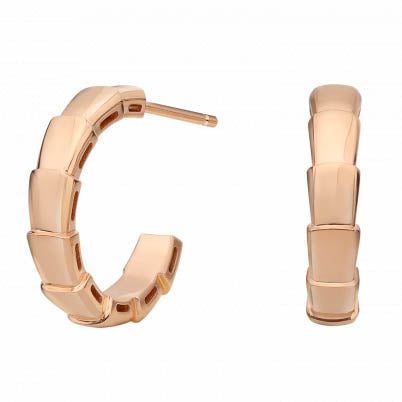 BGL-OR858570-356174 snake body light gold earrings