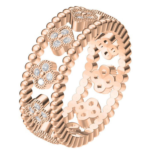 VCA5892804 plum blossom ring 12.5#