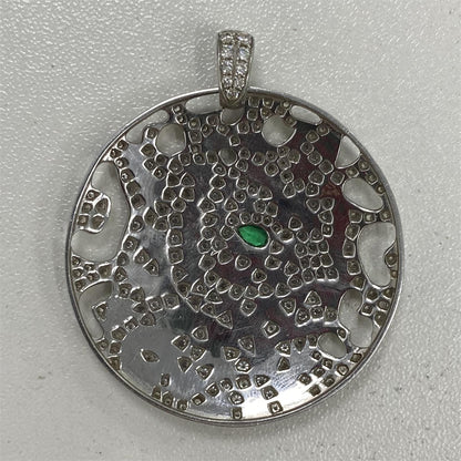 KDY-N3014400 disc leopard pendant