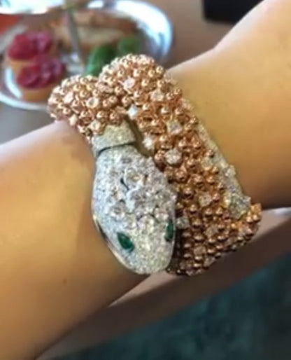 BGL-102870 beads snake watch bracelet
