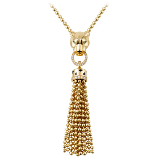 KDY-N7424121 leopard head bite ring pendant