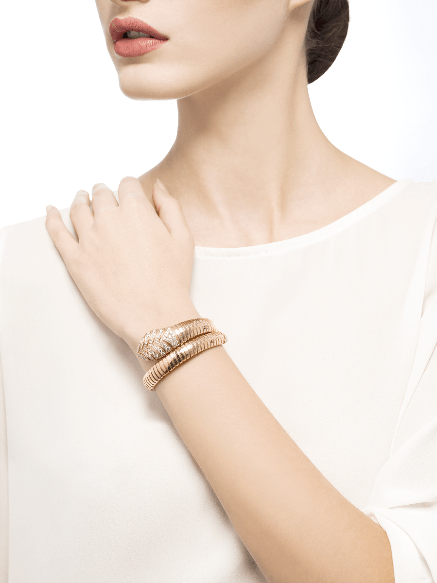 BGL-BR856845 egg-shaped ring snake head and tail stone bracelet