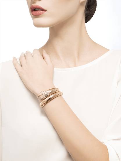 BGL-BR856845 egg-shaped ring snake head and tail stone bracelet
