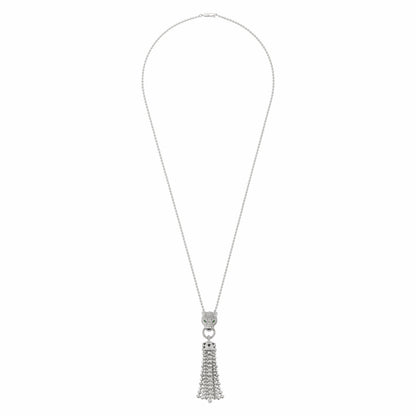 KDY-N7424212 leopard head bite circle tassel pendant