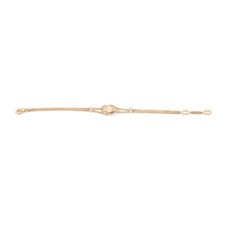 BGL-BR857739 snake head hollow light gold bracelet