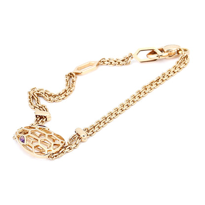 BGL-BR857739 snake head hollow light gold bracelet