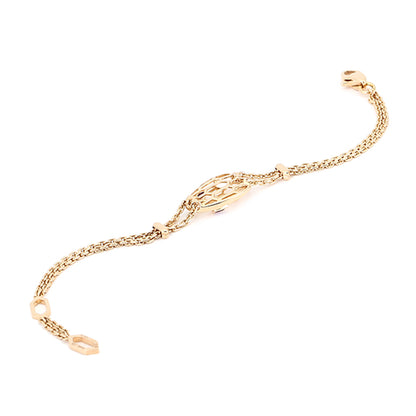 BGL-BR857739 snake head hollow light gold bracelet