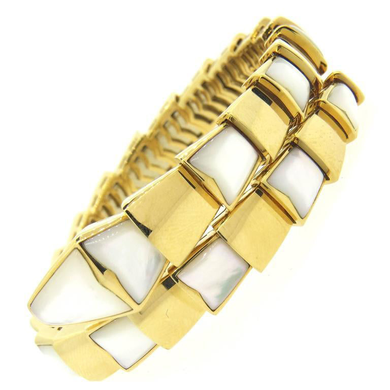 BGL-BR855763 snake half agate bracelet