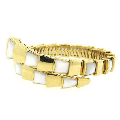 BGL-BR855763 snake half agate bracelet