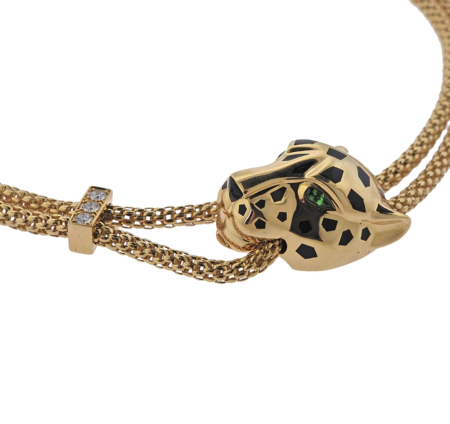 KDY-N7408338 leopard head bites round wire