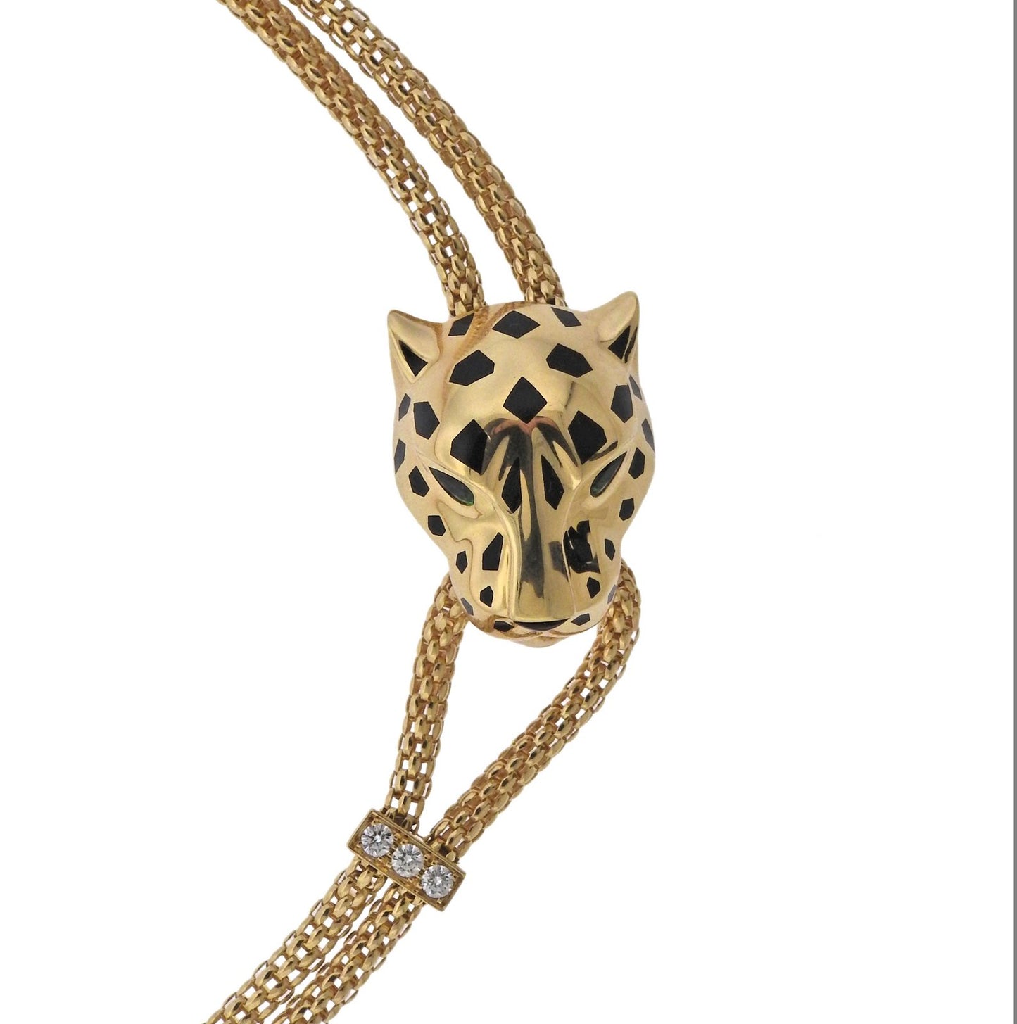 KDY-N7408338 leopard head bites round wire
