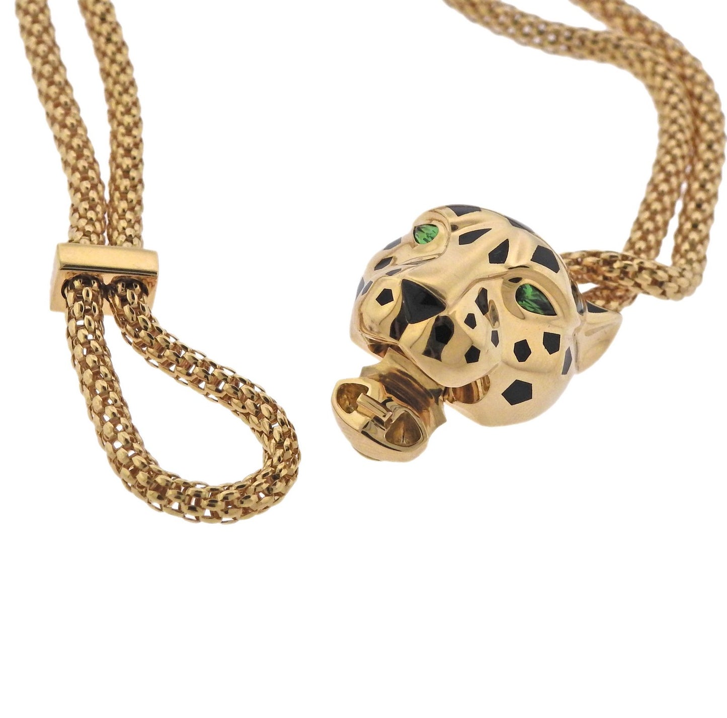 KDY-N7408338 leopard head bites round wire