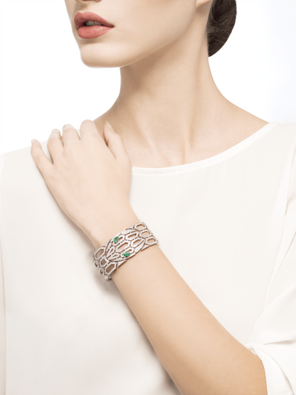 BGL-BR857667 snake honeycomb diamond bracelet