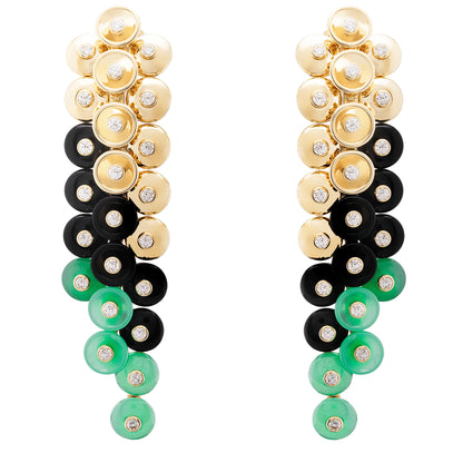 VCARO77300 abacus bead ear clip