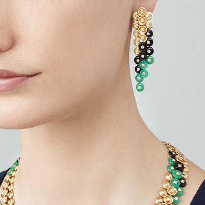 VCARO77300 abacus bead ear clip
