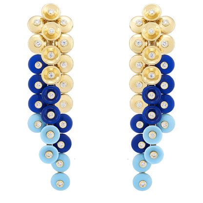 VCARO77300 abacus bead ear clip