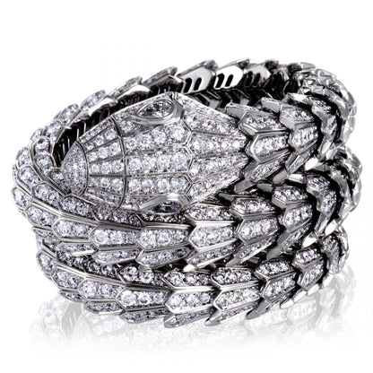 BGL-261024 snake sashimi curled arm full diamond bracelet