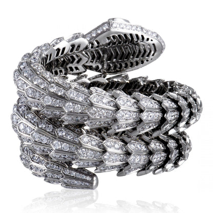 BGL-261024 snake sashimi curled arm full diamond bracelet