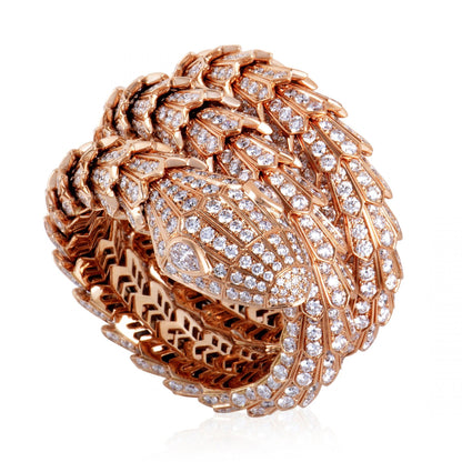 BGL-261024 snake sashimi curled arm full diamond bracelet